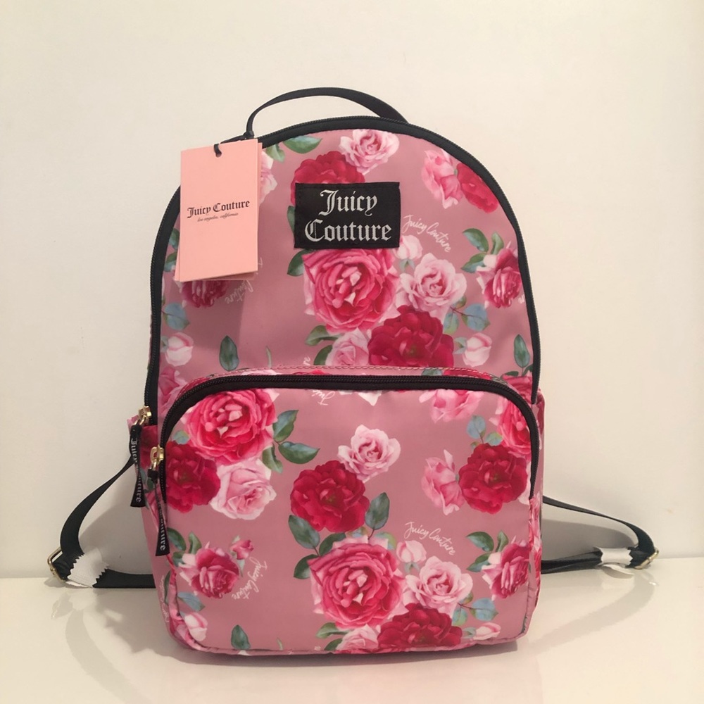 NEW Juicy Couture Mauve Romantic Rose Sport Yourself Backpack